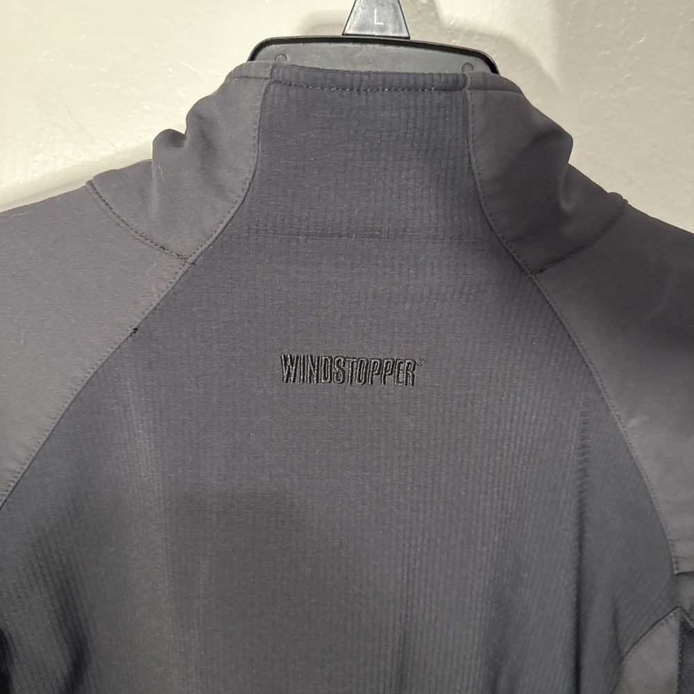 Marmot Mens Gore Windstopper Softshell Jacket Black & Gray Full Zip Medium M - Picture 4 of 9